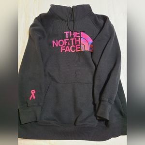 The North Face graphic hoodie black XXL